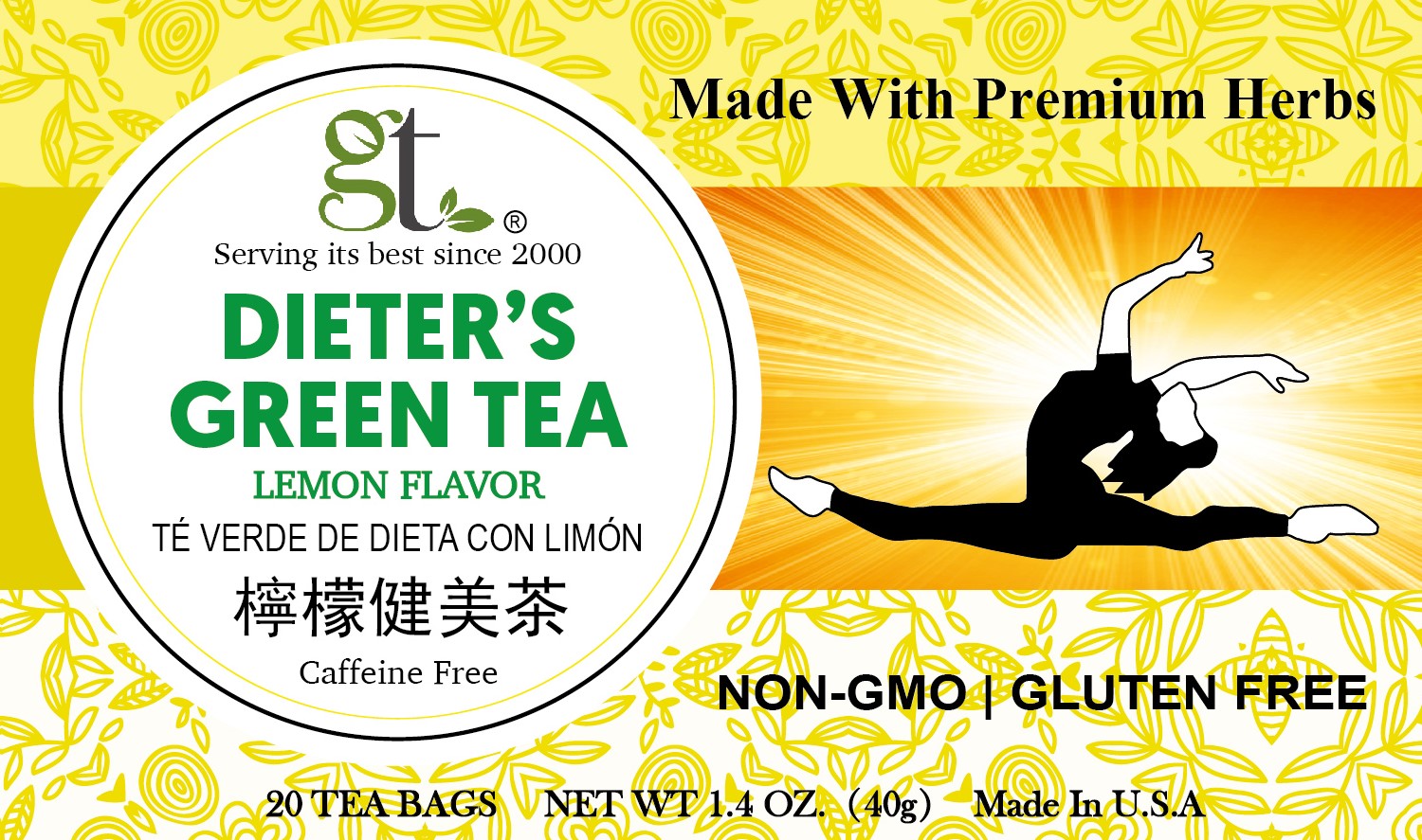 Dieter's Green Tea Lemon Flavor