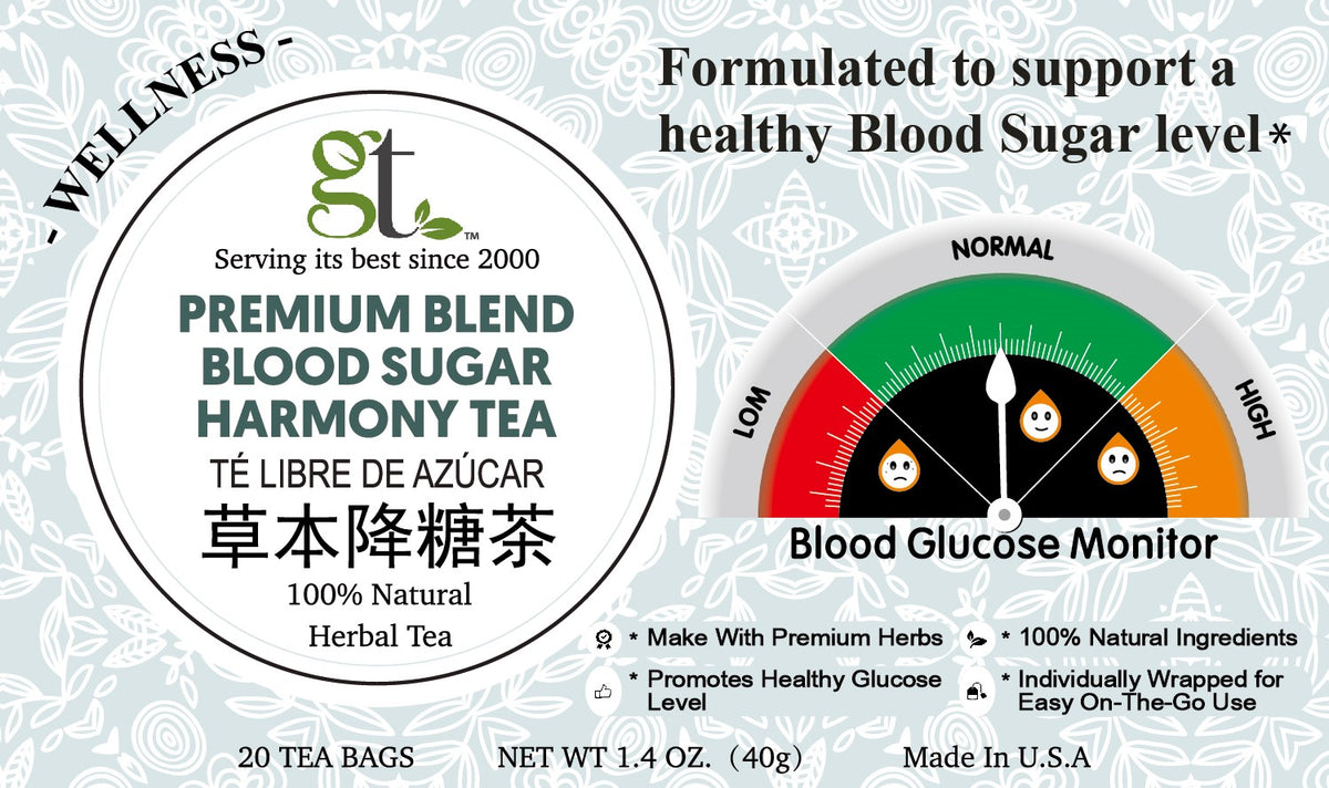 Blood Sugar Harmony Tea Premium Blend (Diabetic Tea with a New Look)