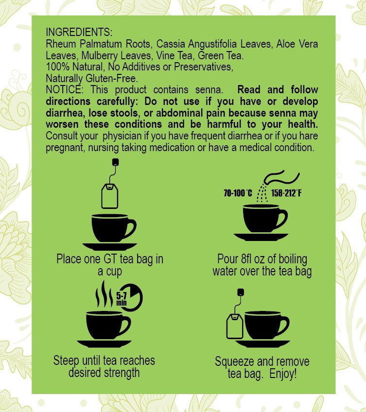 Superb Dieter&#39;s Aloe Vera Tea (12 Tea Bags)