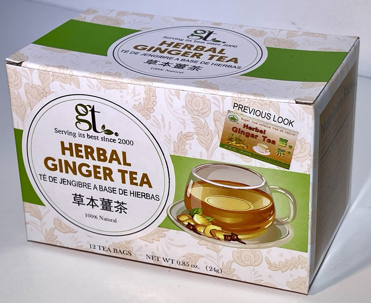 Herbal Ginger Tea (Unsweetened)