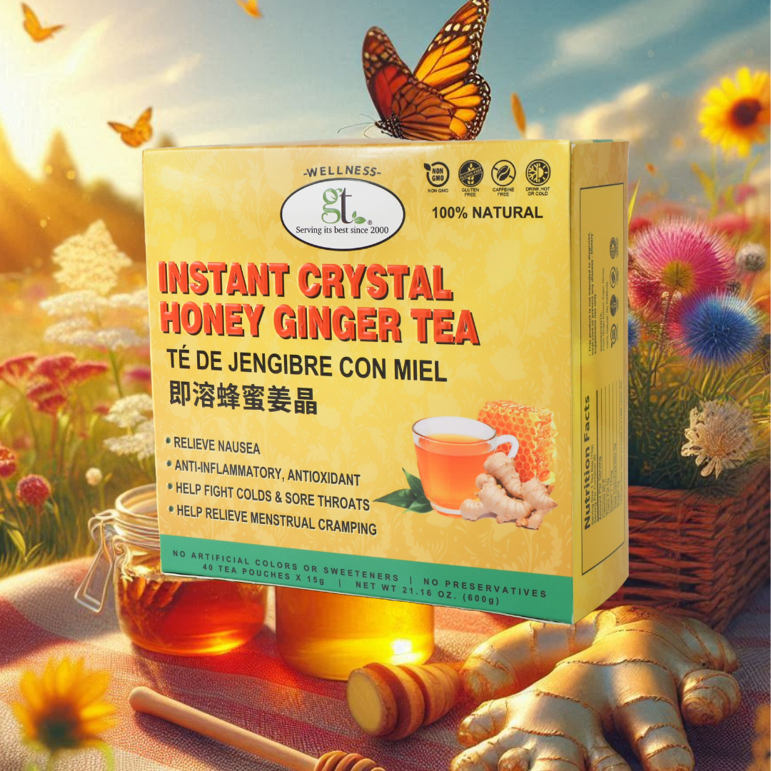 Instant Crystal Honey Ginger Tea Care Package