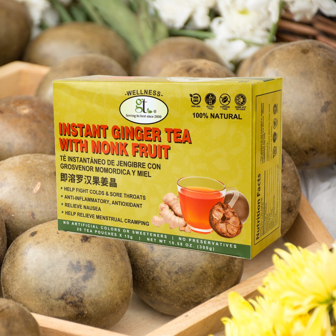 Instant Ginger with Monk Fruit Tea Care Package - GT - GoTo Tea by Instant Ginger with Monk Fruit Tea Care Package - GT - GoTo Tea by
