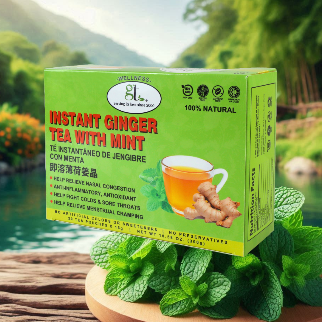 Instant Ginger Tea with Mint Care Package