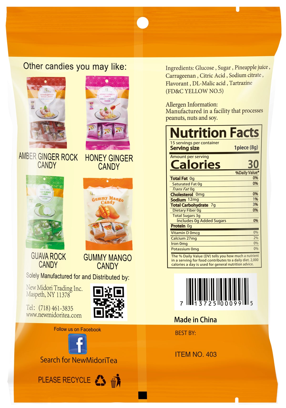 Gummy Pineapple Candy