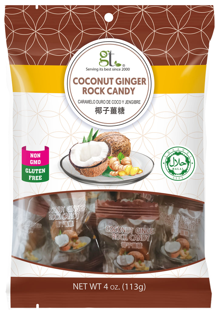 Coconut Ginger Rock Candy - GT - GoTo Tea by New Midori Trading Inc.