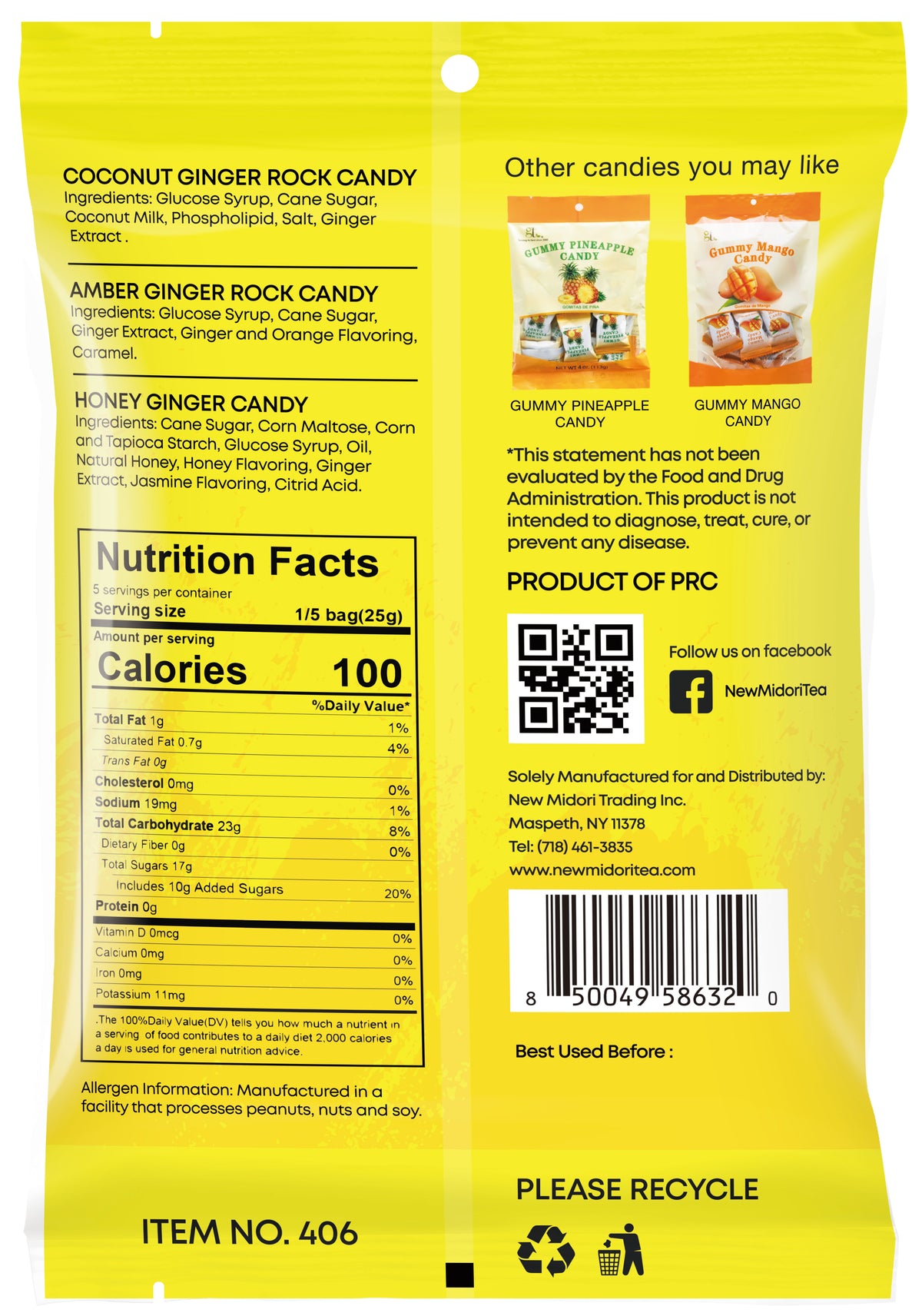 Ginger Candy Variety Pack