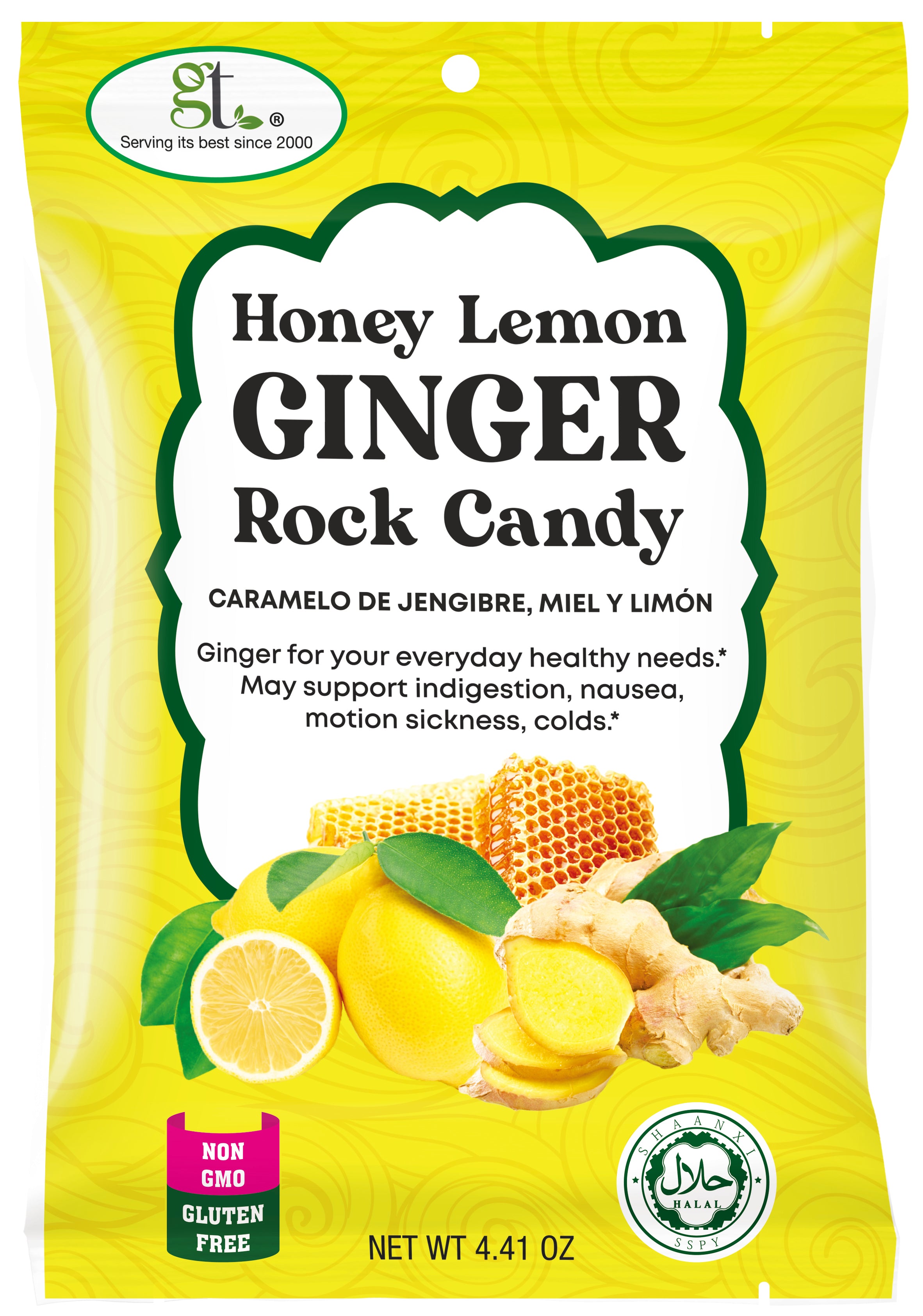 Honey Lemon Ginger Rock Candy - GT - GoTo Tea by New Midori