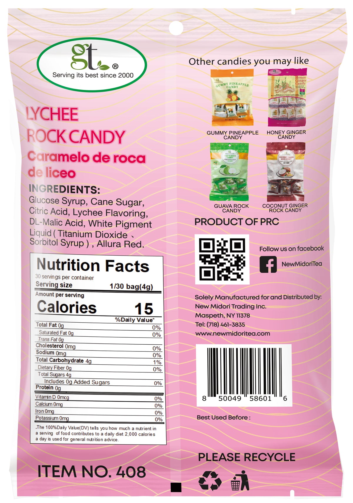 Lychee Rock Candy