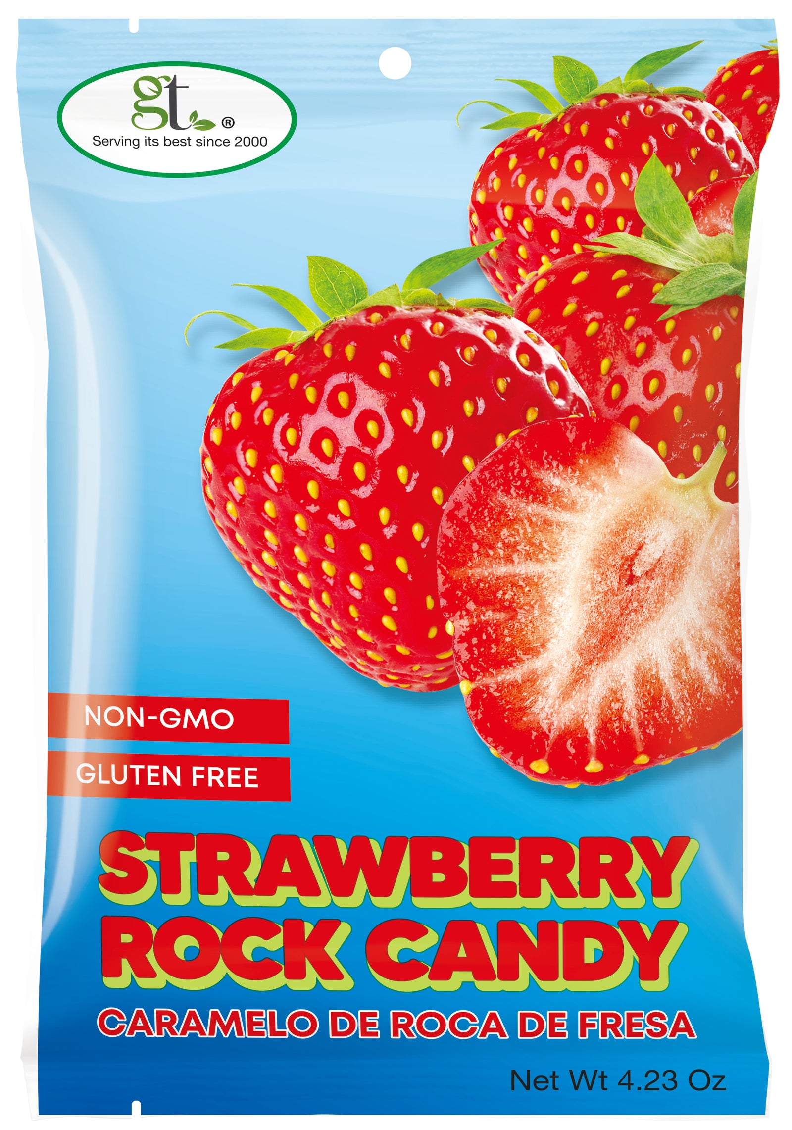 Strawberry Rock Candy