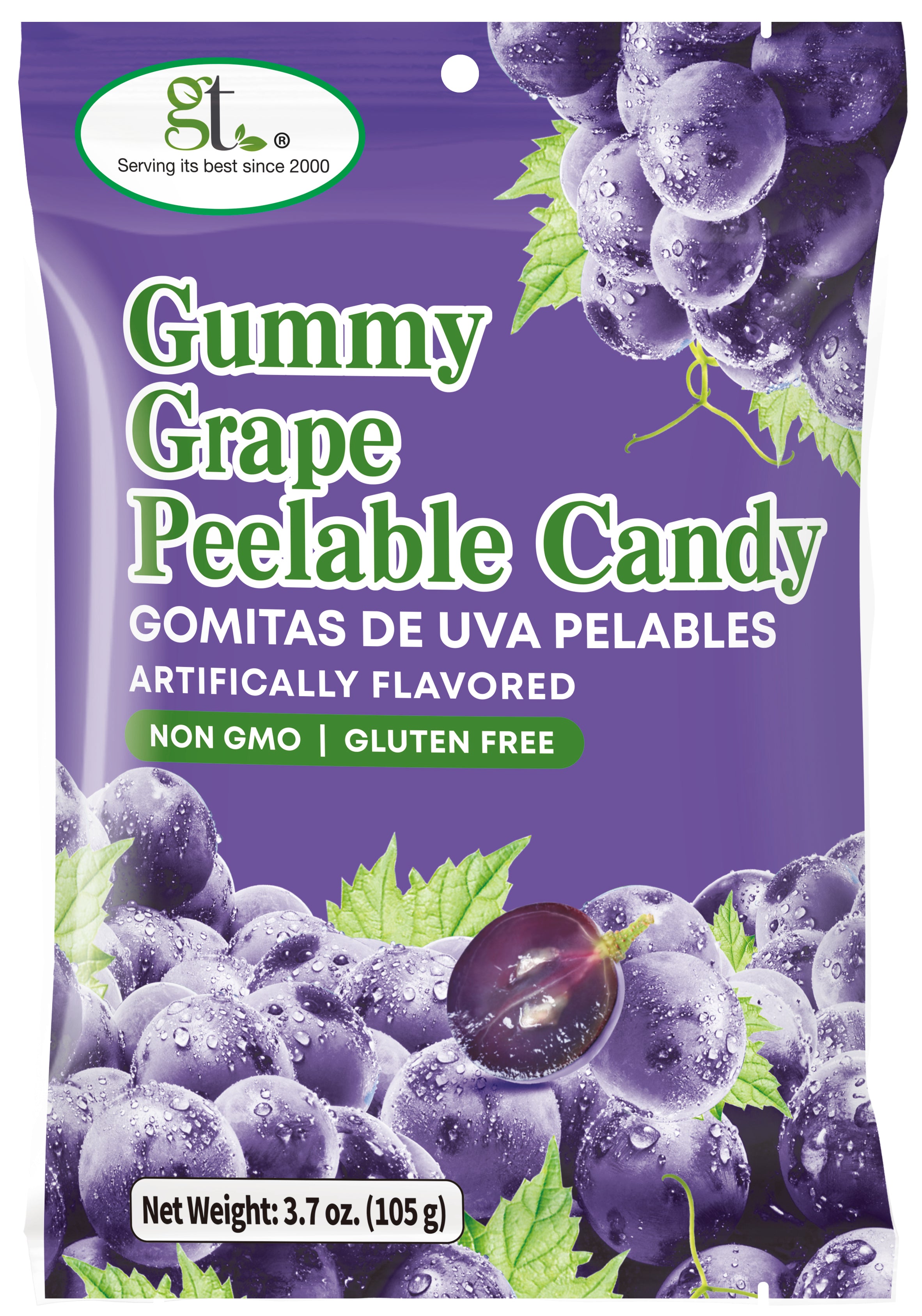 Peeleble Candy Gummy Grape Peelable Candy - GT - GoTo Tea by New Midori Trading Inc.