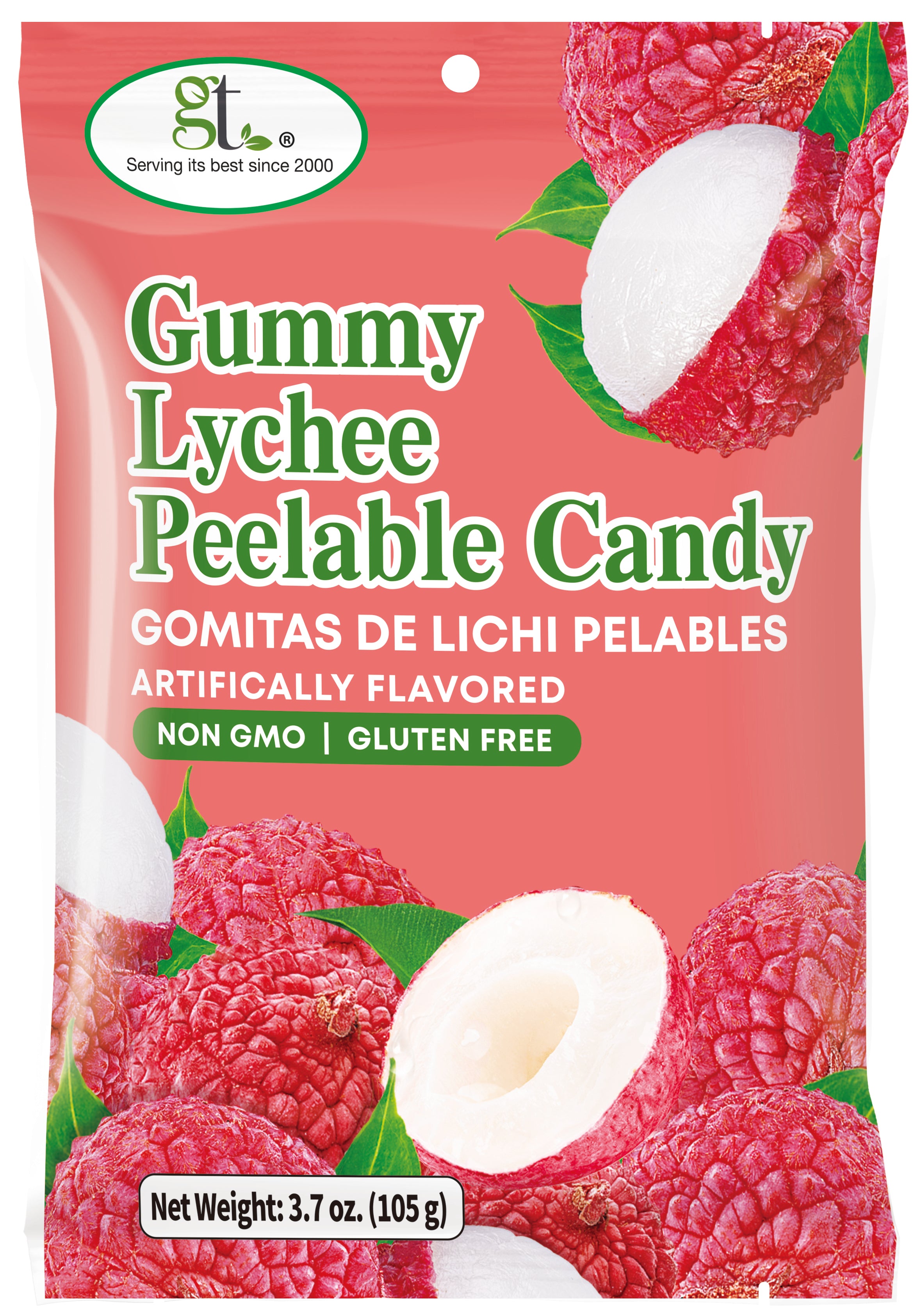 Peeleble Candy Gummy Lychee Peelable Candy - GT - GoTo Tea by New Midori Trading Inc.