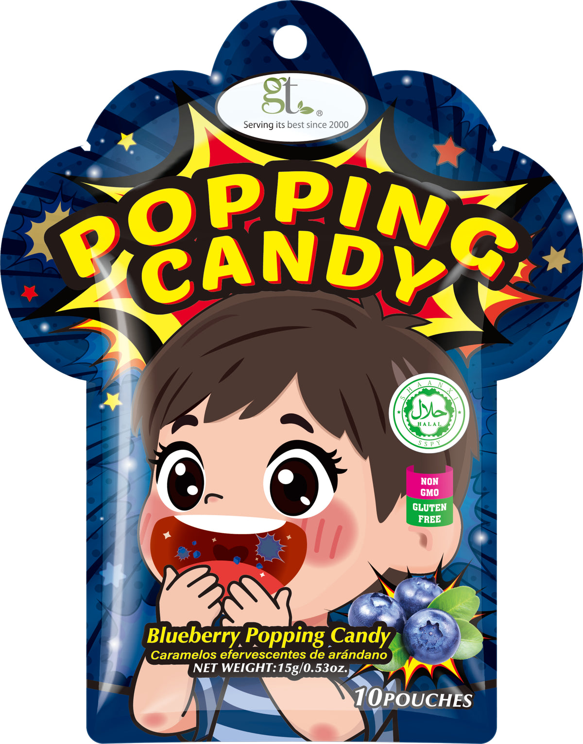 Blueberry Popping Candy