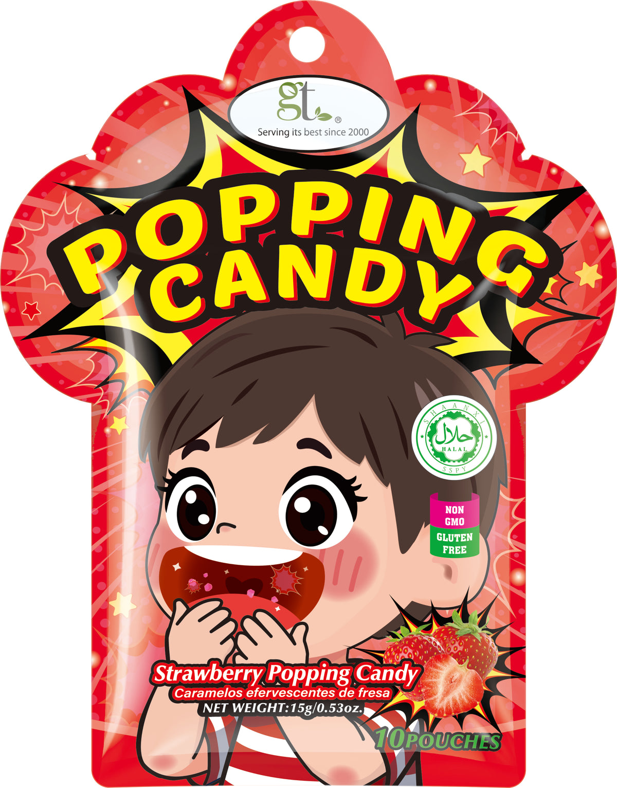 Strawberry Popping Candy