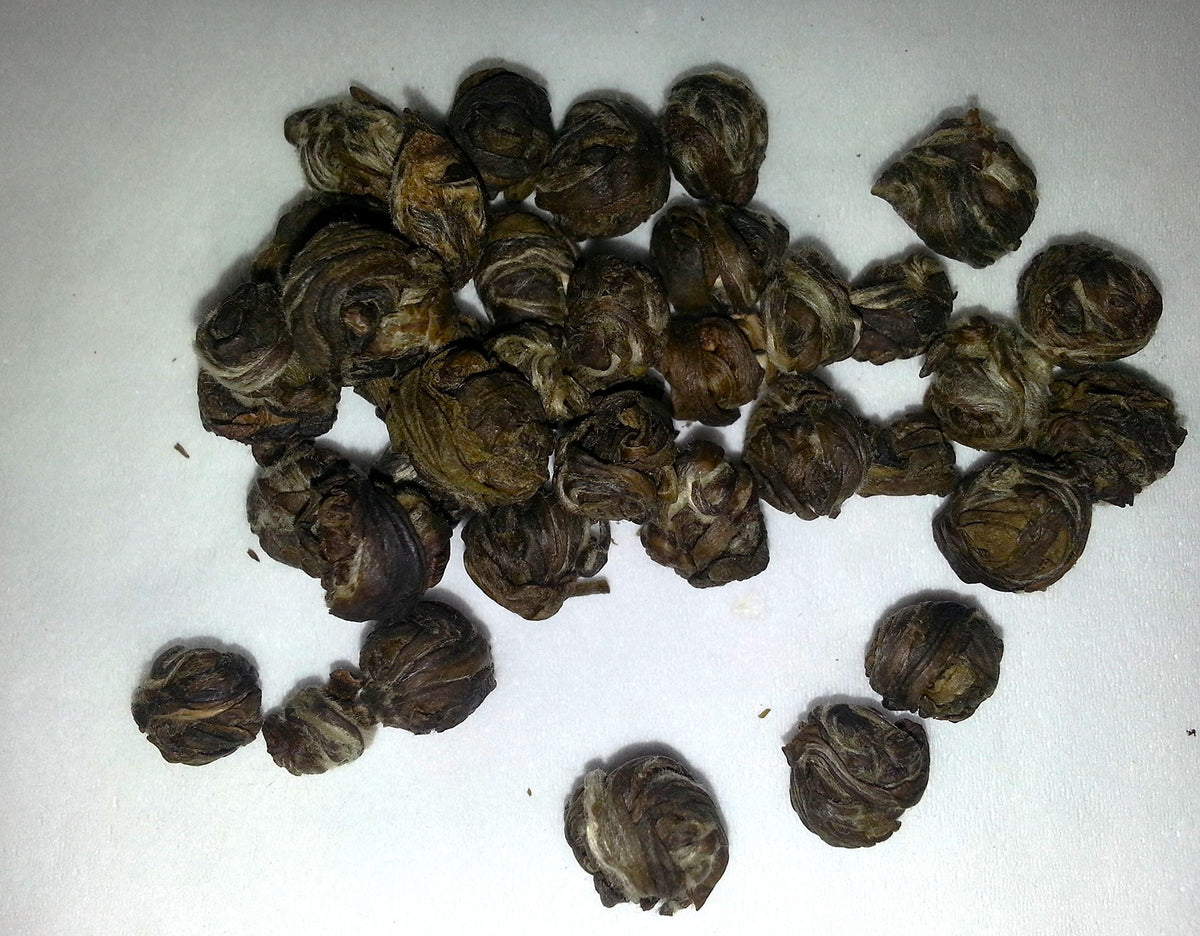 White Dragon Ball - Premium Jasmine Green Tea (Loose Tea Leaves rolled into Balls)