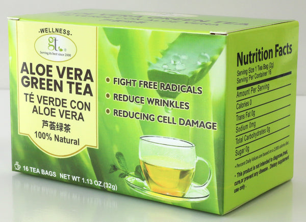 tea bags for aloe vera plant Aloe Vera Green Tea - GT