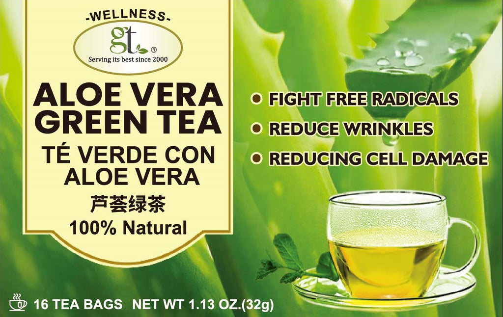 tea bags for aloe vera plant Aloe Vera Green Tea