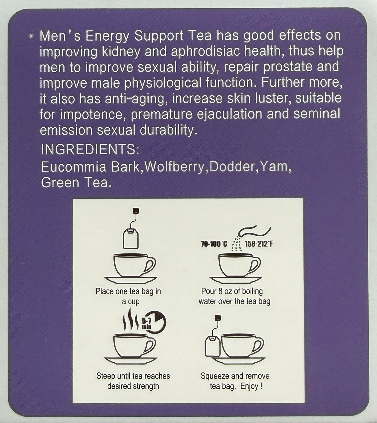 Men's Energy Support Tea