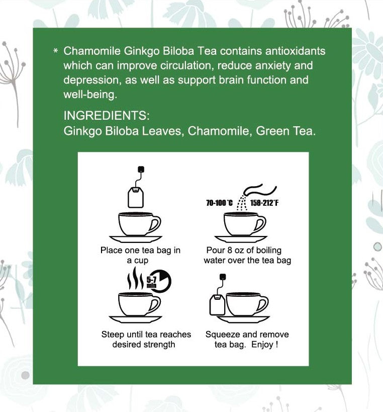 Chamomile Ginkgo Biloba Tea
