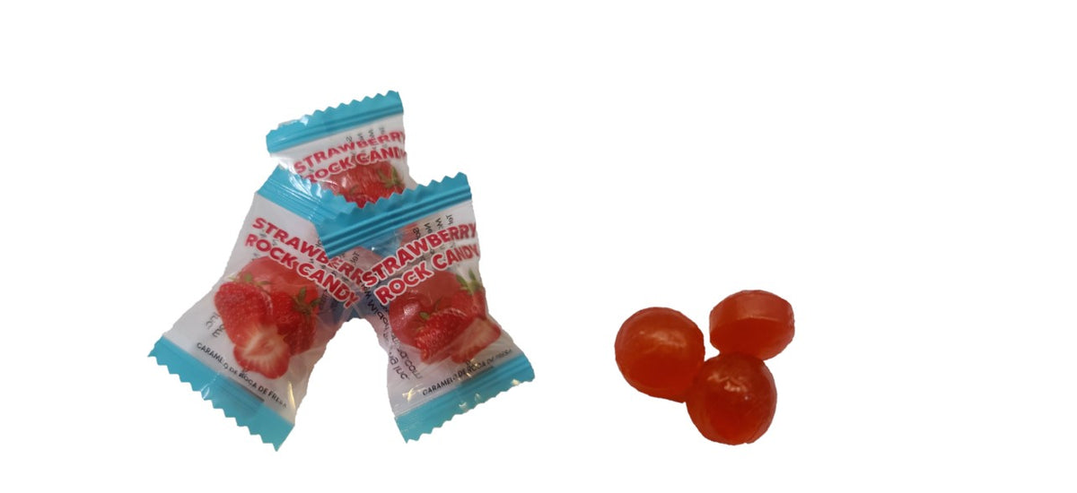 Strawberry Rock Candy