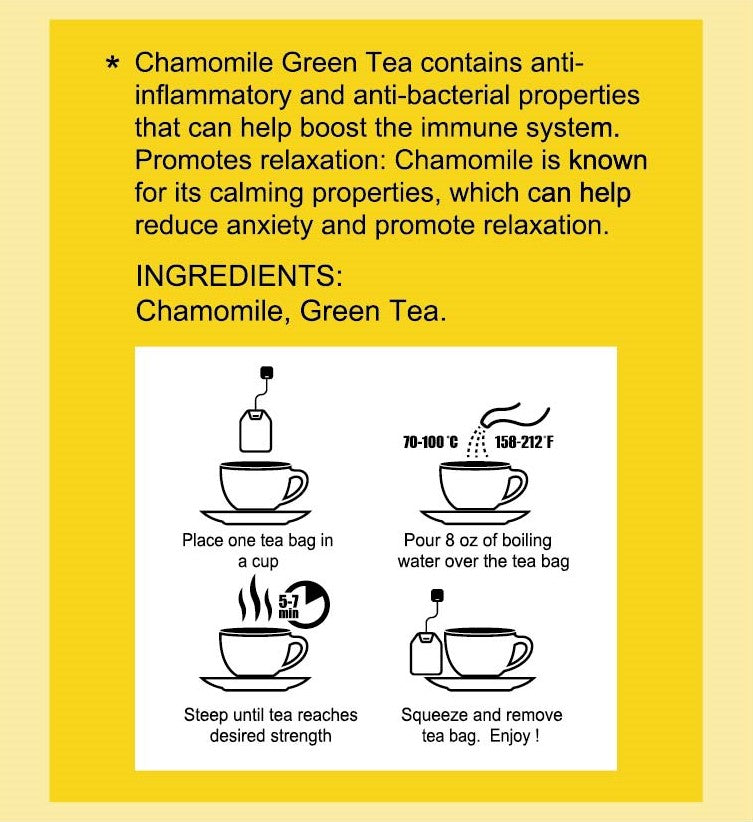 Chamomile Green Tea