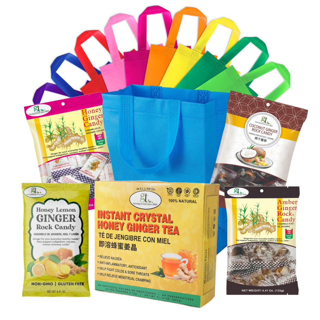 Instant Crystal Honey Ginger Tea Care Package