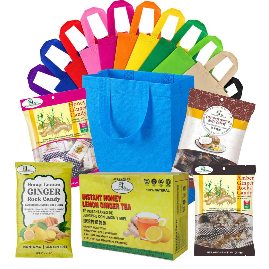 Instant Honey Lemon Ginger Tea Care Package