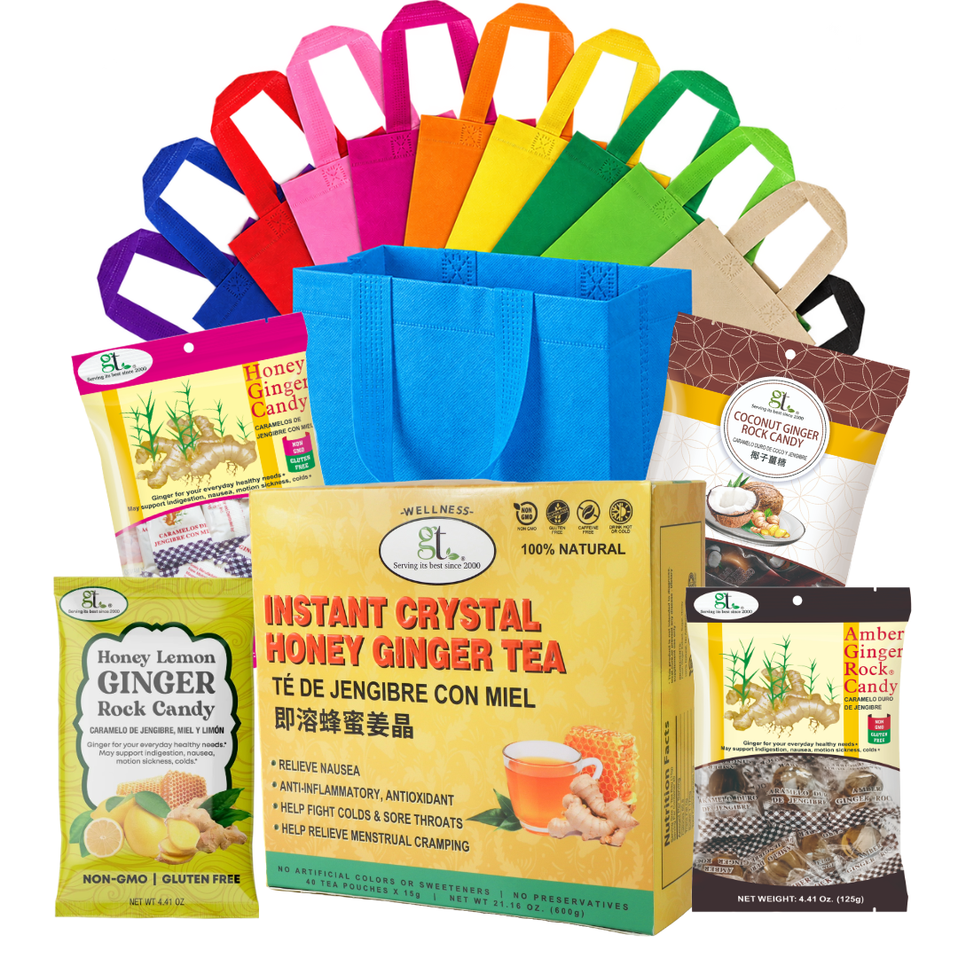 Instant Crystal Honey Ginger Tea Care Package