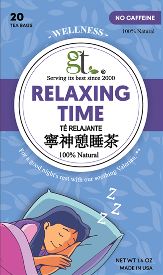 Relaxing Time™ Tea - GT - GoTo Tea by New Midori Trading Inc. Relaxing Time™ Tea - GT - GoTo Tea by New Midori Trading Inc.