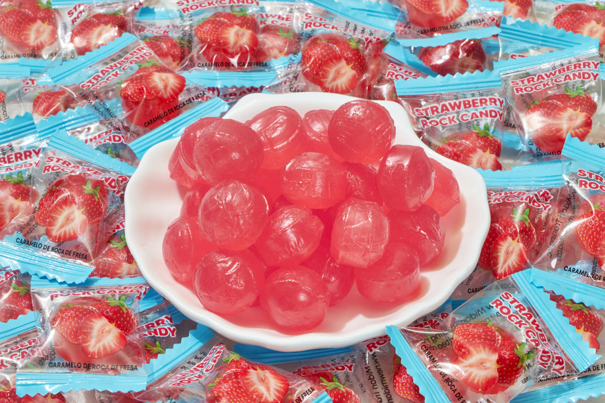 Strawberry Rock Candy