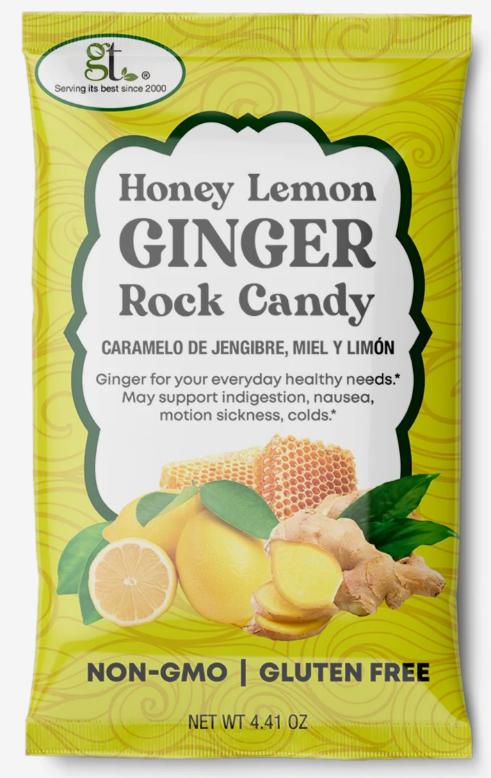 Honey Lemon Ginger Rock Candy
