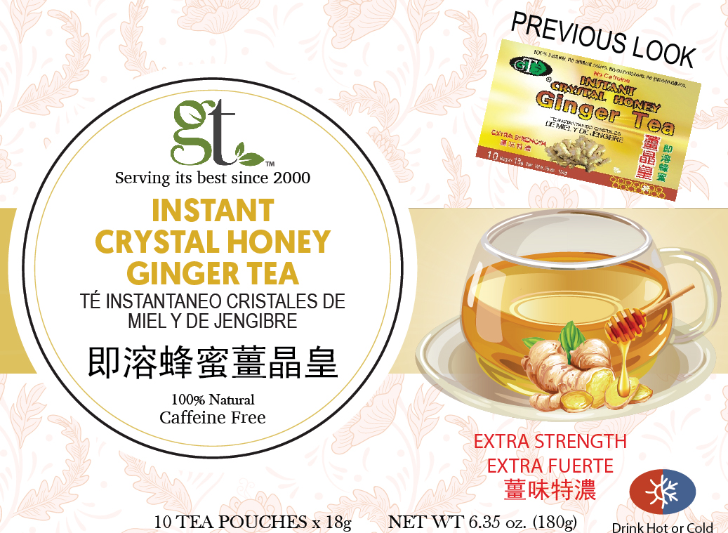 Instant Crystal Honey Ginger Tea (Extra Strength)